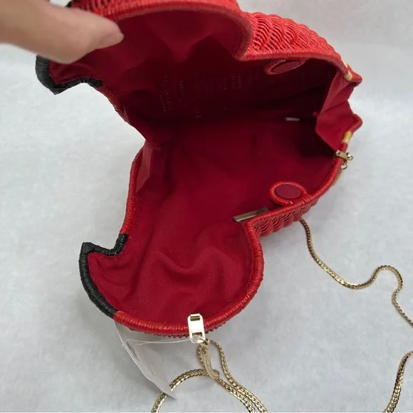 SERPUI Macaw Wicker Crossbody / Clutch Bag - Picture 13 of 16